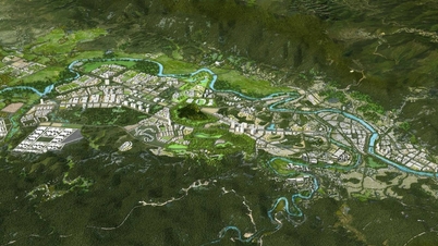 De afdeling Bouw van Cao Bang voert vastberaden resolutie nr. 80/NQ-CP uit: vernieuwend denken over planning, gericht op duurzame stedelijke ontwikkeling.