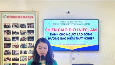 Ha Tinh: Organizace veletrhu pracovních příležitostí pro pracovníky pojištěné v nezaměstnanosti.