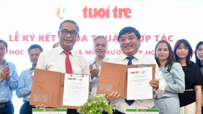 Tuoi Tre Gazetesi, Ho Chi Minh Şehri Doğal Kaynaklar ve Çevre Üniversitesi ile iş birliği anlaşması imzaladı.