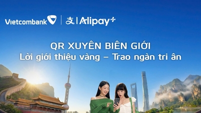 Vietcombank meluncurkan program “Kode QR Lintas Batas: Referensi Emas - Mengungkapkan Rasa Terima Kasih”