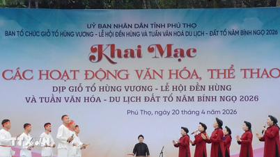 ในงานเทศกาลวัดหง ฟังเพลงพื้นบ้านโบราณของชาวซวนที่ไพเราะและลึกซึ้ง