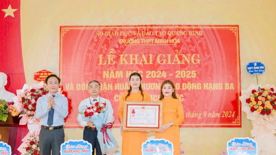 វិទ្យាល័យមិញហ័រ (ក្វាងទ្រី)៖ ៦០ ឆ្នាំនៃការបង្កើតសេចក្តីប្រាថ្នានៅក្នុងទឹកដីដ៏លំបាកមួយ។