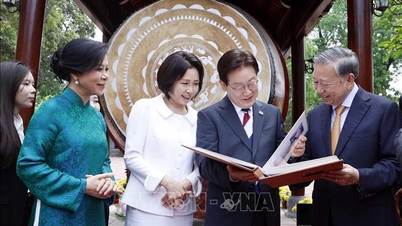 Um programa especial de amizade para acolher a visita do Presidente da Coreia do Sul e da sua esposa.