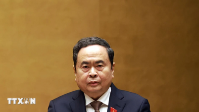 Slotwoord van de voorzitter van de Nationale Vergadering, Tran Thanh Man, tijdens de eerste zitting van de 16e Nationale Vergadering.