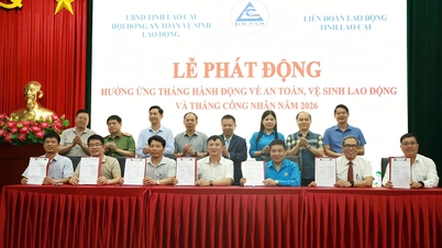 Lao Cai startet Kampagne als Reaktion auf den Aktionsmonat für Arbeitssicherheit und Gesundheitsschutz sowie den Monat der Arbeitnehmer im Jahr 2026.