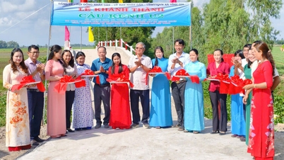 Xã Vĩnh Gia khánh thành cầu Kênh U2