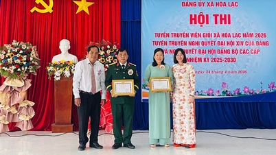 The Party Committee of Hoa Lac commune organized the 2026 Excellent Propagandist Competition.