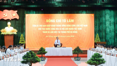 Generalsekretär und Präsident To Lam: Da Nang zu einem wichtigen Wachstumszentrum ausbauen.