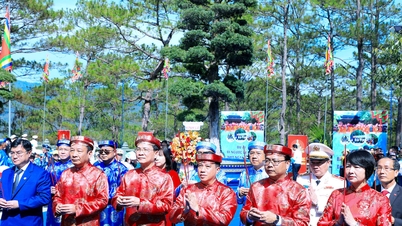 Lâm Đồng trang trọng tổ chức Lễ Dâng hương Quốc Tổ