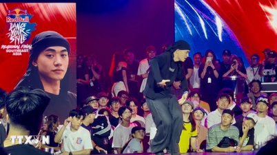 Vietnamese dansers laten van zich horen tijdens de Zuidoost-Aziatische kampioenschappen straatdans.