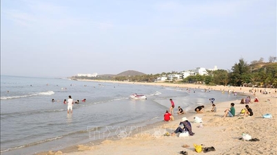 옹디아 암석 해변 지역의 개보수 공사가 시작되었습니다.