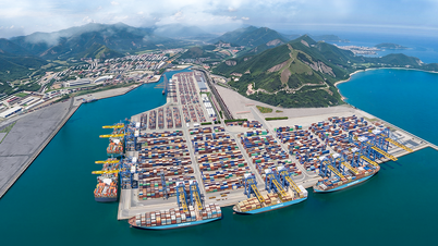 Cât de mare este portul maritim Lien Chieu de la poalele Pasului Hai Van?