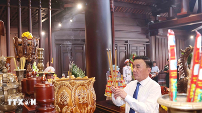 O membro permanente do Comitê Central do Partido, Tran Cam Tu, ofereceu incenso e prestou homenagem aos heróis e mártires na província de Dien Bien.