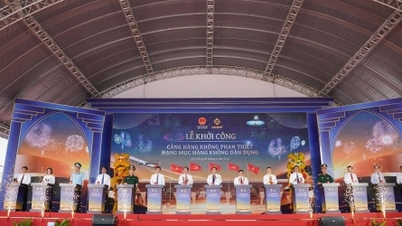 Pembinaan Projek Lapangan Terbang Phan Thiet bernilai 3.9 trilion VND bermula.