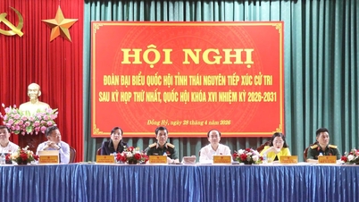 Il vice primo ministro e ministro della Difesa nazionale Phan Van Giang ha incontrato gli elettori nella provincia di Thai Nguyen.
