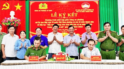 To Chau Ward is stepping up the implementation of the nationwide movement to protect national security.