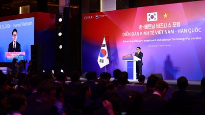 Tale av styrelederen i THACO på Vietnam-Korea Economic Forum.
