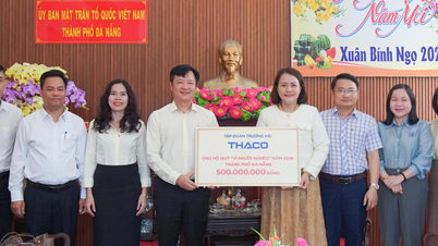 THACO spreads the spirit of social responsibility in many localities.