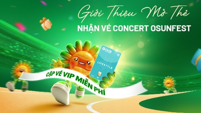 Giới thiệu mở thẻ nhận vé Concert OSUNFEST