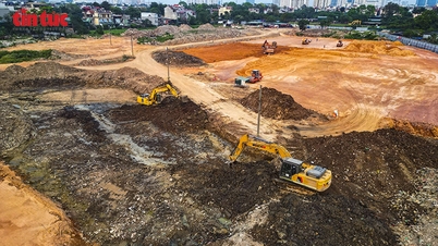 Tras seis meses de obras, el depósito de Xuan Dinh experimenta una transformación que acelera la construcción de la línea 2 del metro de Hanoi.