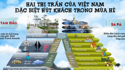 Hai thị trấn của Việt Nam đặc biệt hút khách trong mùa Hè