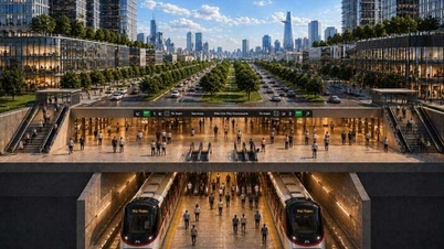 [Grafika] Podziwiaj linię metra Ben Thanh - Thu Thiem, która przecina rzekę Sajgon na głębokości 41 metrów.