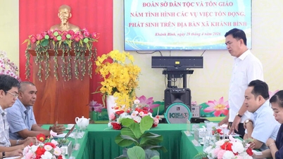 Guidelines for professional work in state management of beliefs and religions in Khanh Binh commune.