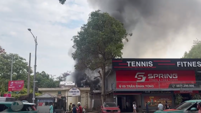 Satu kebakaran ditemui berhampiran pintu pagar belakang Taman Thong Nhat.