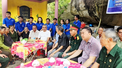 Ba Chúc mengadakan mesyuarat di Gua Sel Parti - sebuah tapak bersejarah yang dikaitkan dengan perjuangan revolusioner yang gigih di kawasan tempatan.