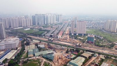 Intercambiador de la carretera de circunvalación 3.5 y el bulevar Thang Long: Avances en este proyecto clave valorado en 2,38 billones de VND.