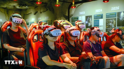 Das Erlebnis, die Son Doong Höhle mithilfe der 5D-VR-Technologie zu erkunden, zieht viele Besucher an.