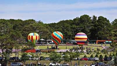 Med en ökning av turister var Da Lat livligt uppe under helgdagen 30 april - 1 maj.