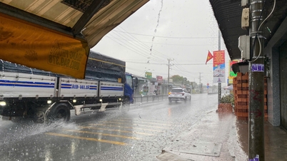 Tay Ninh menerima hujan yang amat diperlukan selepas beberapa hari yang panas terik.
