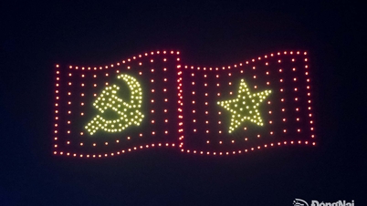 A dazzling display of 400 drones celebrates Dong Nai becoming a city.