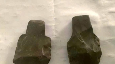 Phát hiện di vật rìu đá 8.000 năm tuổi tại hang Én: Dấu ấn người tiền sử trong lòng di sản