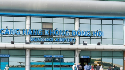 Quang Tri Infrastructure: Accelerating the progress of the road connecting Dong Hoi Airport.