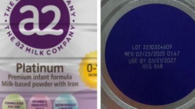 Aviso urgente: 3 lotes de fórmula infantil a2 Platinum Premium para crianças menores de 12 meses.