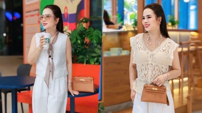 کاروباری خاتون Tuan Huong کی طرف سے موسم گرما کے خوبصورت اور جدید لباس کا راز۔