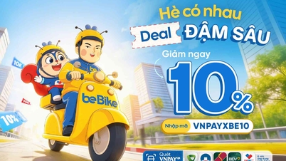 Забронюйте поїздку Be зручно та отримайте миттєву знижку 10% на проїзд, сплачуючи через VNPAY-QR.