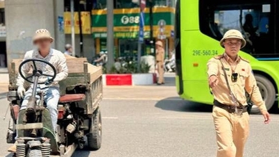 하노이시는 국도 6호선에서 과적 차량을 운반하는 불법 개조 차량에 대해 조치를 취하고 있습니다.