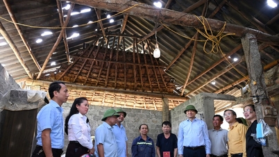 Le secrétaire adjoint permanent du comité provincial du Parti a inspecté et dirigé les efforts visant à atténuer les conséquences de la tempête et de la grêle dans les communes de Thanh Binh Tho et Mau Thach.
