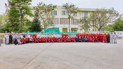 PTSC Thanh Hoa ស្វាគមន៍ខែកម្មករ និងខែសកម្មភាពសុវត្ថិភាព និងសុខភាពការងារ ឆ្នាំ២០២៦។