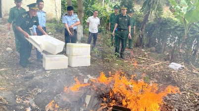 Pemusnahan bukti pelanggaran pentadbiran yang dirampas.