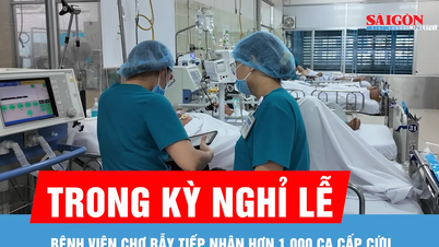 연휴 기간 동안 초라이 병원에서는 1,000건이 넘는 응급 환자를 치료했습니다.
