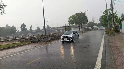 In Can Tho kommt es zu ungewöhnlichen Regenfällen.