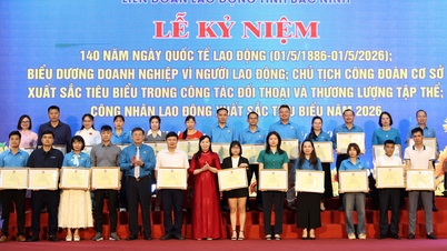 Bac Ninh memberikan penghargaan kepada bisnis dan pekerja yang berprestasi.