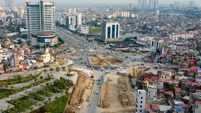 Nguyen Trai - Le Hong Phong ملٹی لیول انٹرسیکشن پروجیکٹ کے لیے زمین کو تیزی سے صاف کریں۔