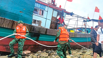 Border Guard forces in Hai Phong City rescued two foreign fishing vessels.