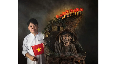 การนำวัฒนธรรมเวียดนามมาผสมผสานเข้ากับศิลปะการตกแต่งเค้ก