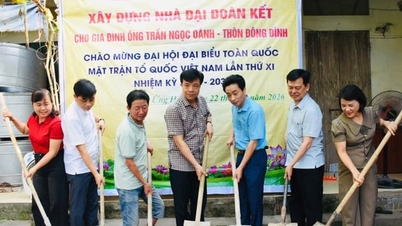 Xã Ứng Hòa khởi công xây nhà Đại đoàn kết cho hai hộ khó khăn